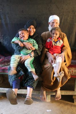 Großeltern und Enkel