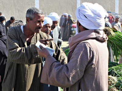 Preisverhandlung auf dem Markt